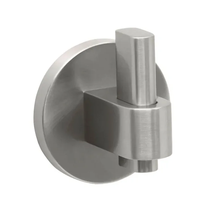Zone Single Robe Hook in Satin Nickel
